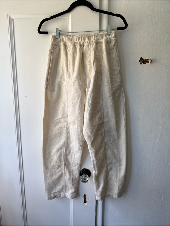 Zara Other - Zara Men's Ivory Elastic-Waist Joggers